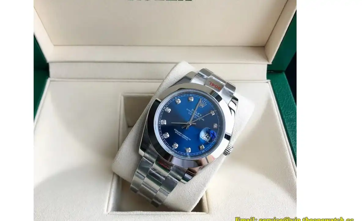 Datejust 126300 41mm Oyster SS SS Blue Dia GDF MY8215