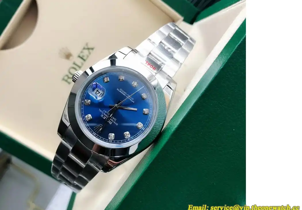 Datejust 126300 41mm Oyster SS SS Blue Dia GDF MY8215