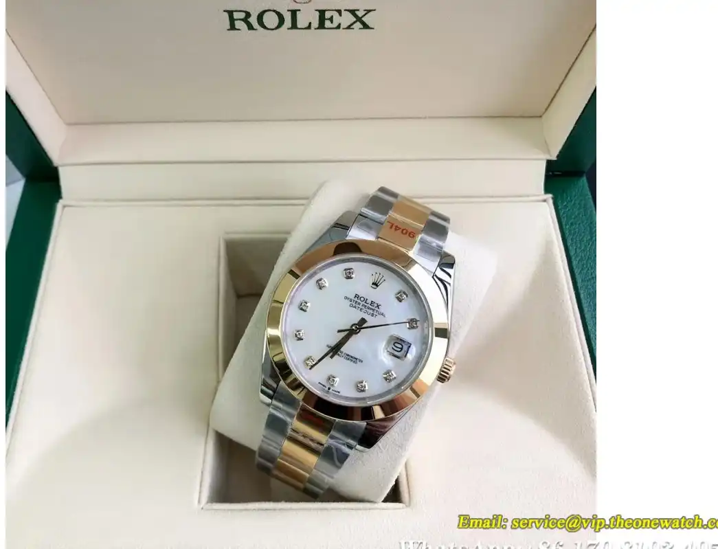 Datejust 126303 41mm Oyster YG SS Mop Dia GDF MY8215