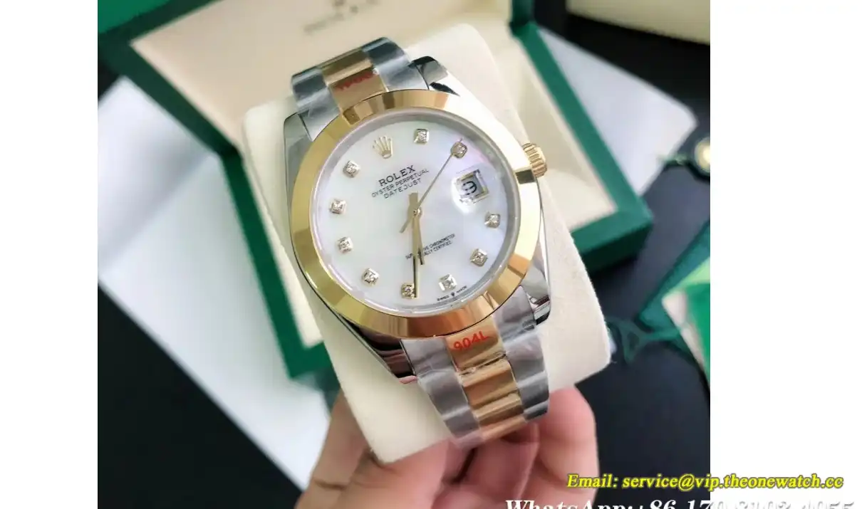 Datejust 126303 41mm Oyster YG SS Mop Dia GDF MY8215