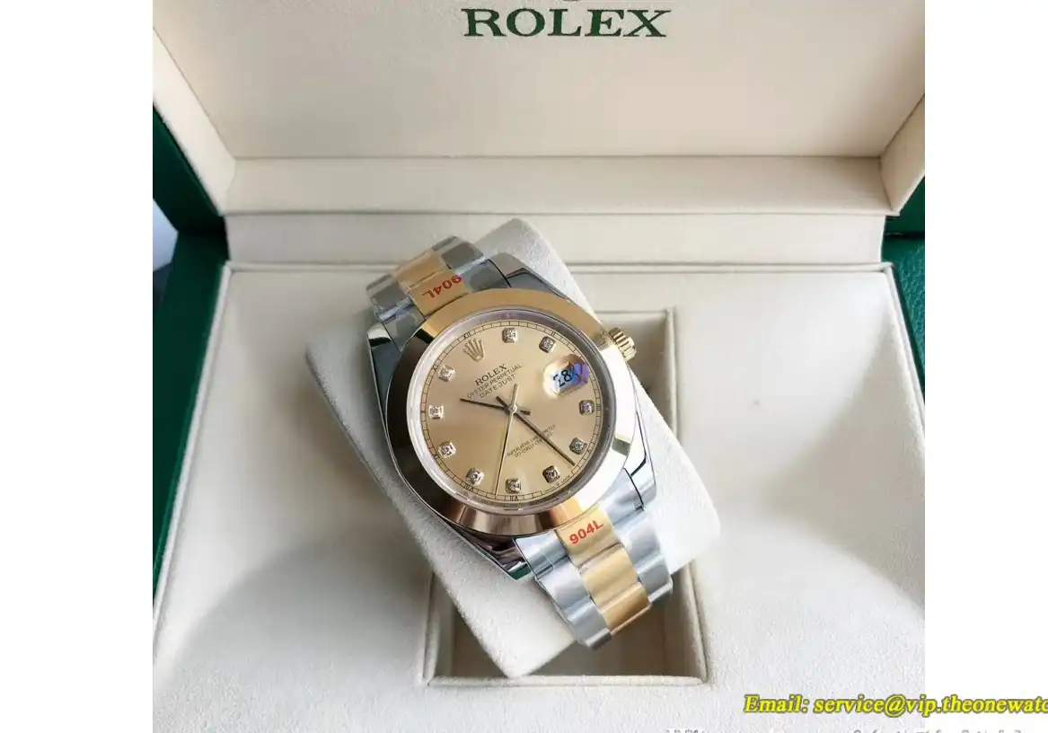 Datejust 126303 41mm Oyster YG SS Gold Dia GDF MY8215