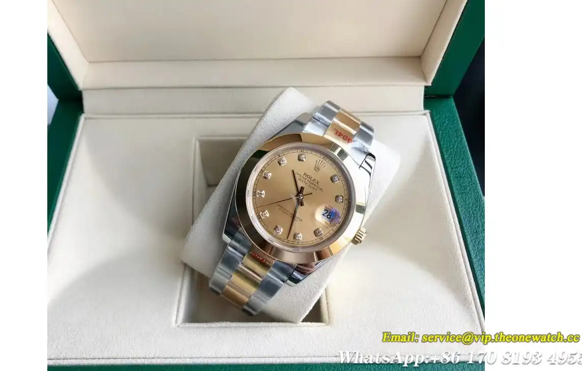 Datejust 126303 41mm Oyster YG SS Gold Dia GDF MY8215