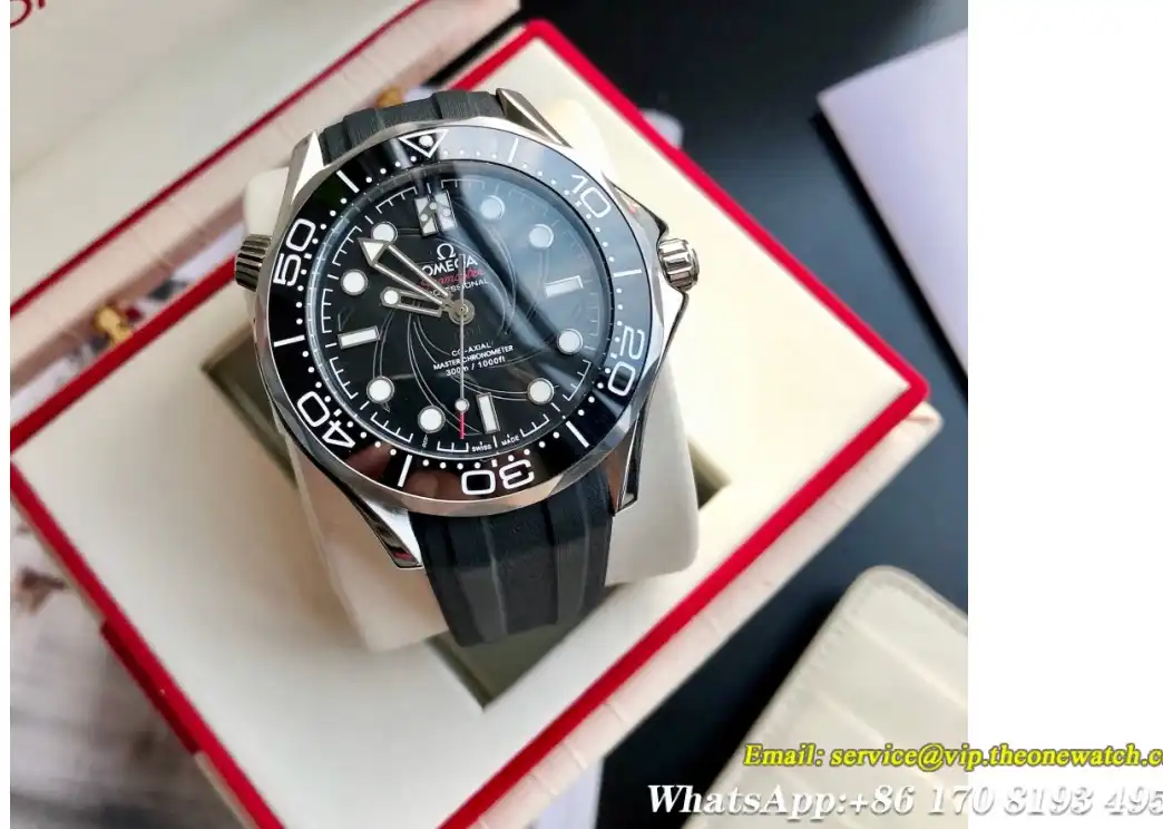 Seamaster 300m 42mm SS RU Black Dial GDF MY8215