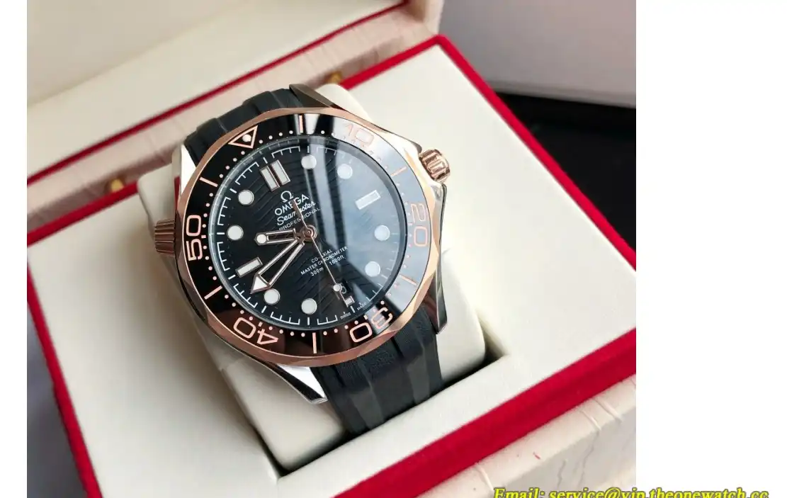 Seamaster 300m 42mm RG RU Black Dial GDF MY8215