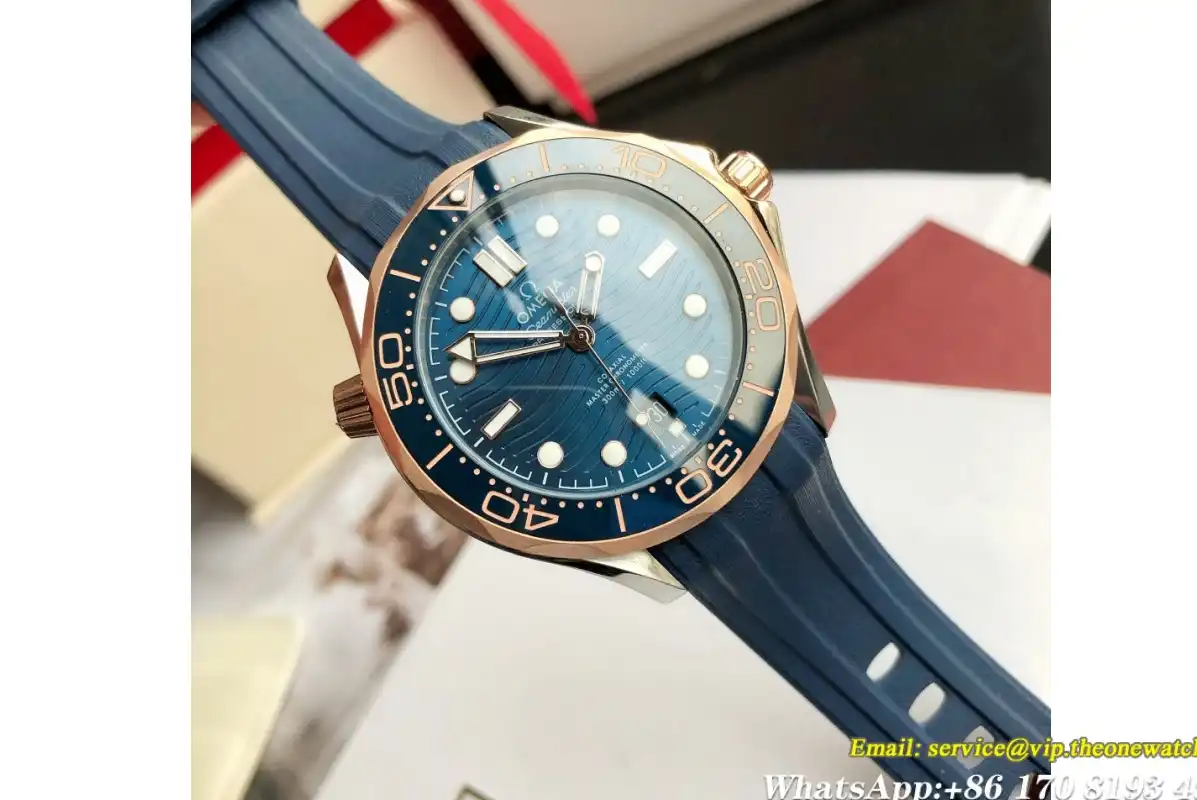 Seamaster 300m 42mm RG RU Blue Dial GDF MY8215