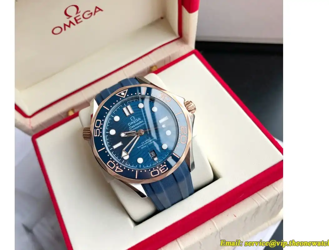 Seamaster 300m 42mm RG RU Blue Dial GDF MY8215