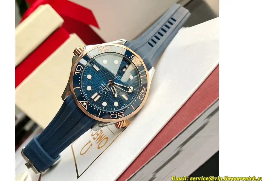 Seamaster 300m 42mm RG RU Blue Dial GDF MY8215