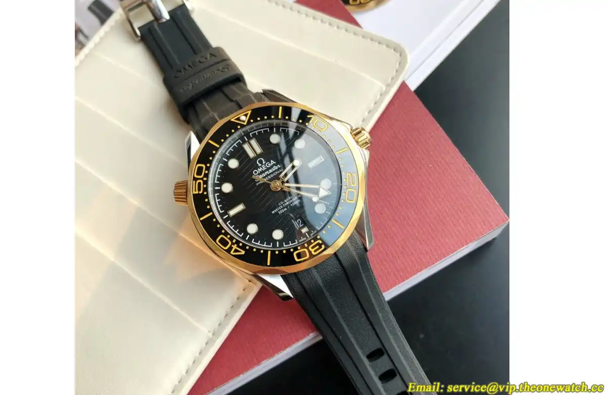 Seamaster 300m 42mm YG RU Black Dial GDF MY8215