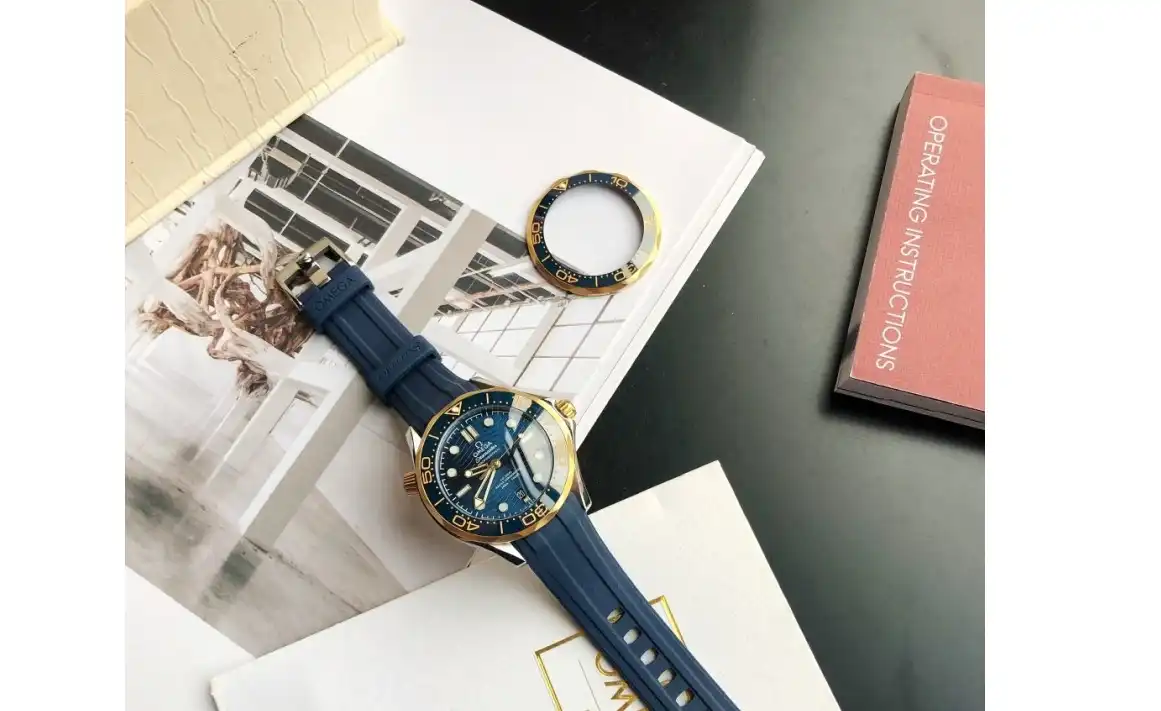 Seamaster 300m 42mm YG RU Blue Dial GDF MY8215