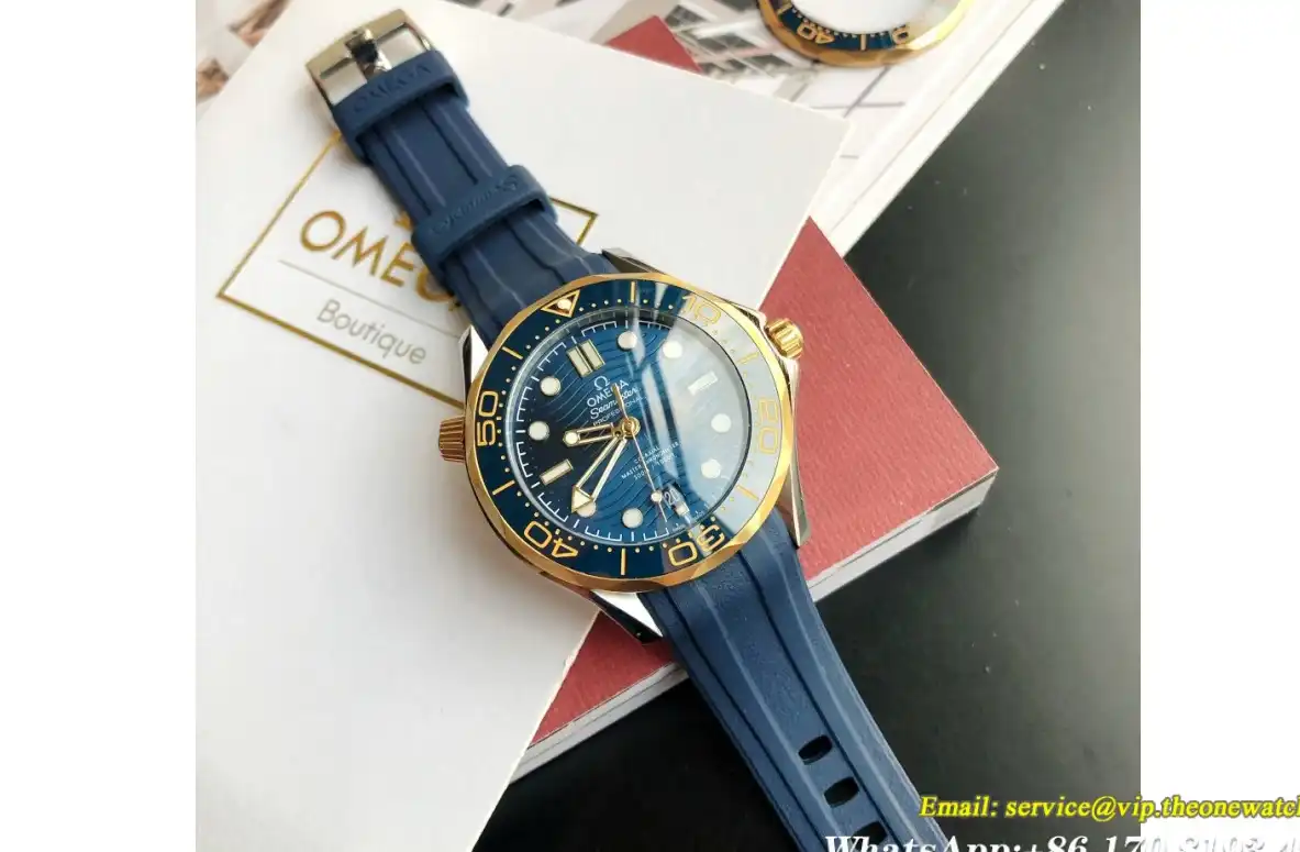 Seamaster 300m 42mm YG RU Blue Dial GDF MY8215