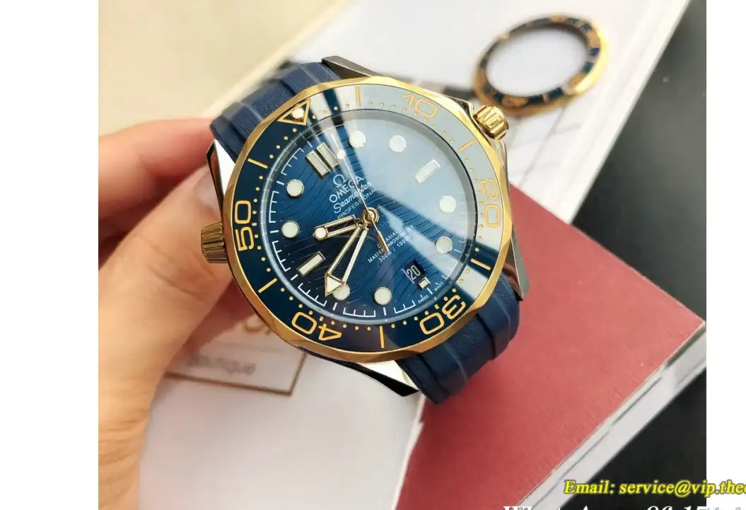 Seamaster 300m 42mm YG RU Blue Dial GDF MY8215