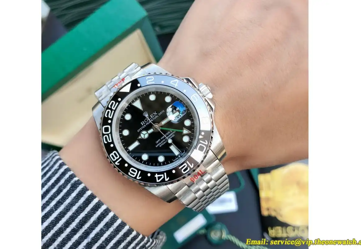 GMT Master II 40mm Cer Jub SS SS Black GDF MY8215