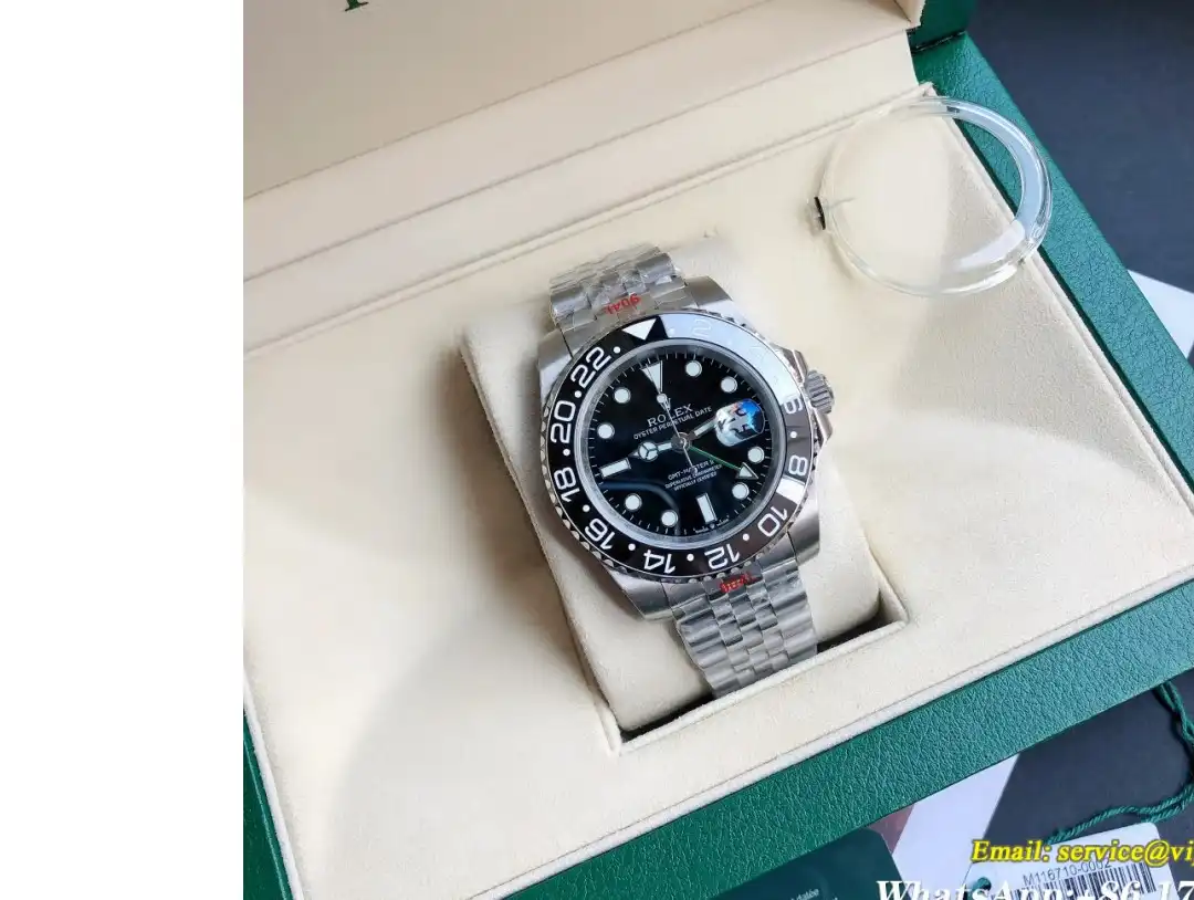 GMT Master II 40mm Cer Jub SS SS Black GDF MY8215