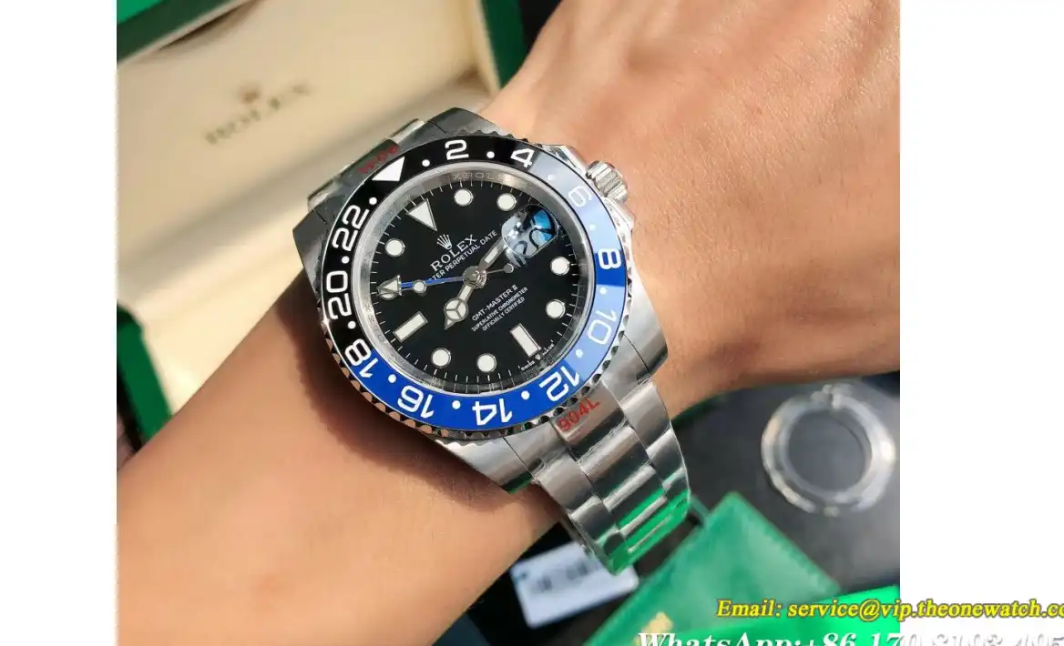 GMT Master II 40mm Cer Oyster SS SS Blue Black GDF MY8215