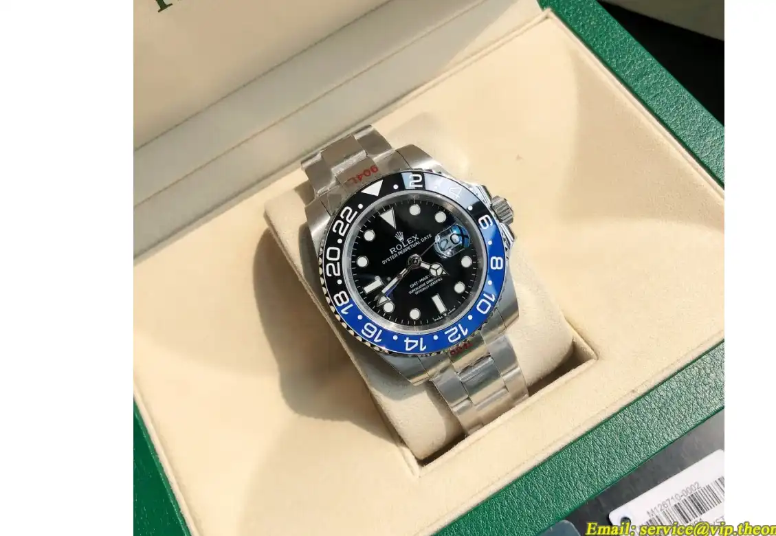 GMT Master II 40mm Cer Oyster SS SS Blue Black GDF MY8215