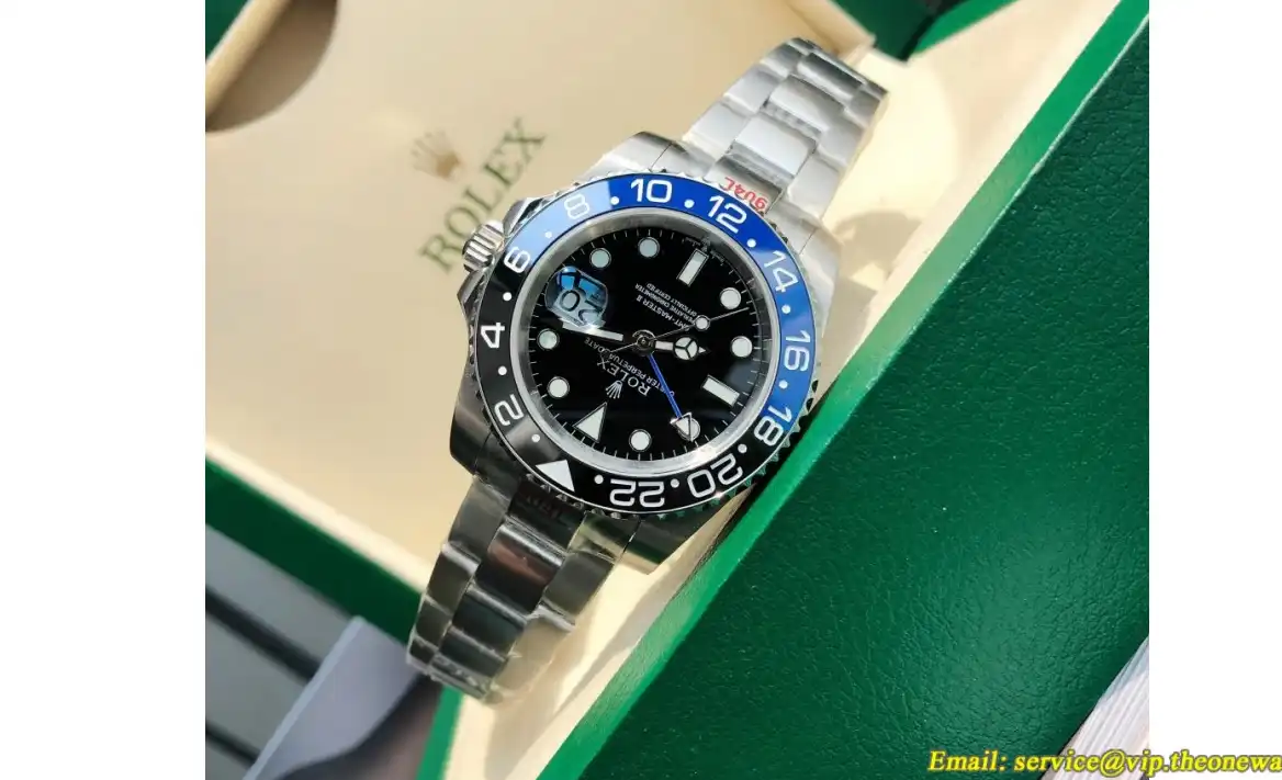 GMT Master II 40mm Cer Oyster SS SS Blue Black GDF MY8215