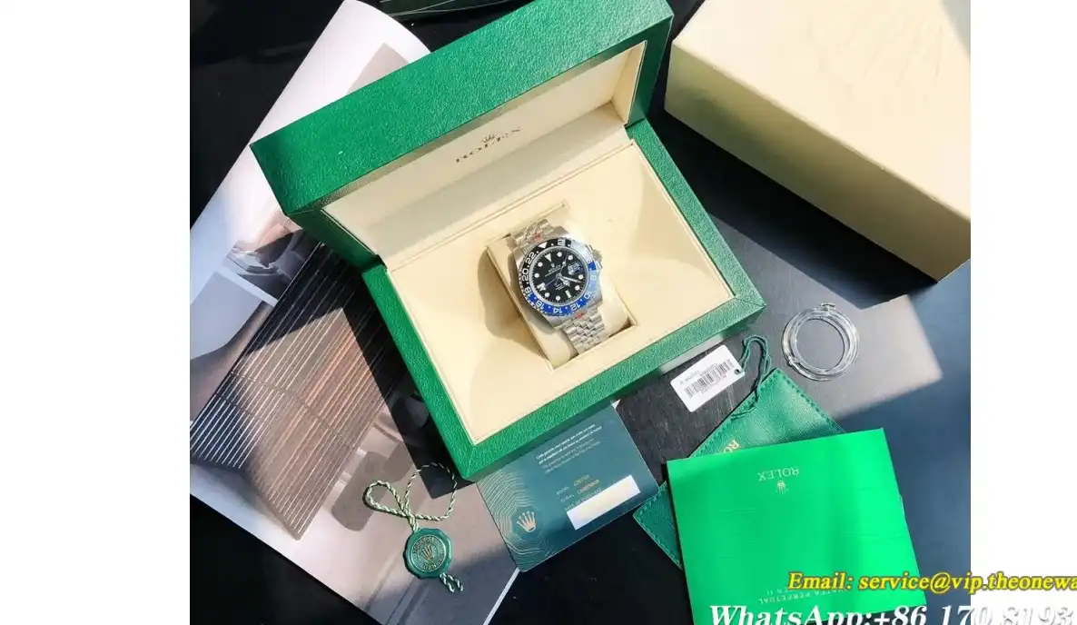 GMT Master II 40mm Cer Jub SS SS Blue Black GDF MY8215