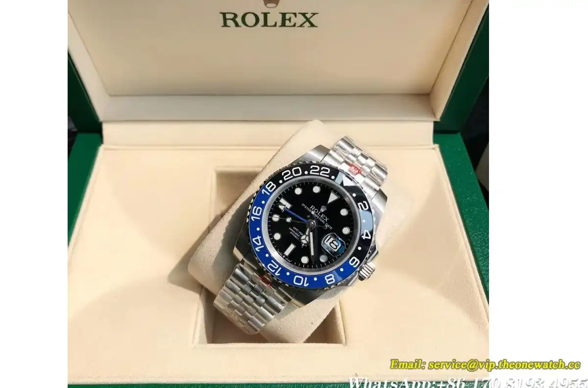 GMT Master II 40mm Cer Jub SS SS Blue Black GDF MY8215