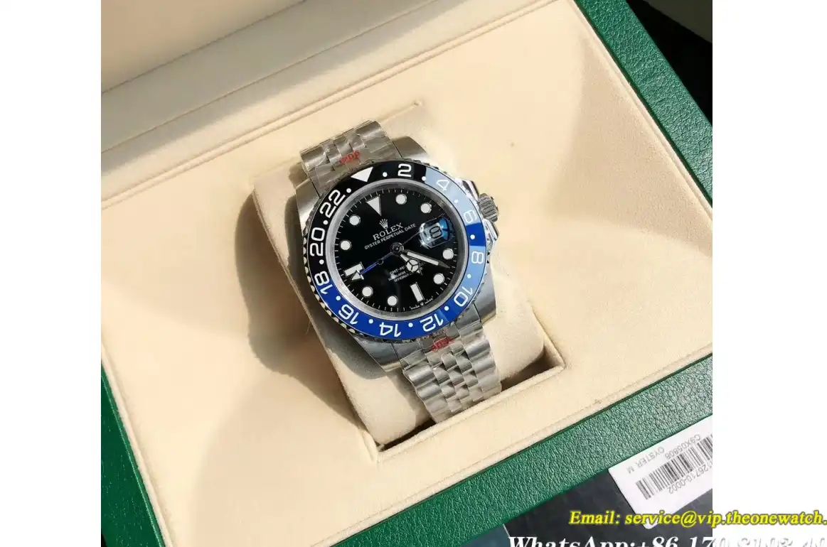 GMT Master II 40mm Cer Jub SS SS Blue Black GDF MY8215