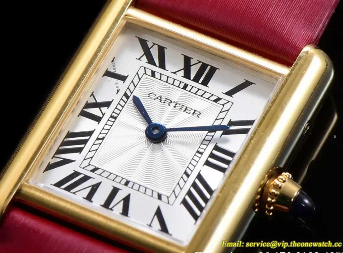 Cartier - Tank Louis 22mm Red YG SA White Dial F1F Quartz