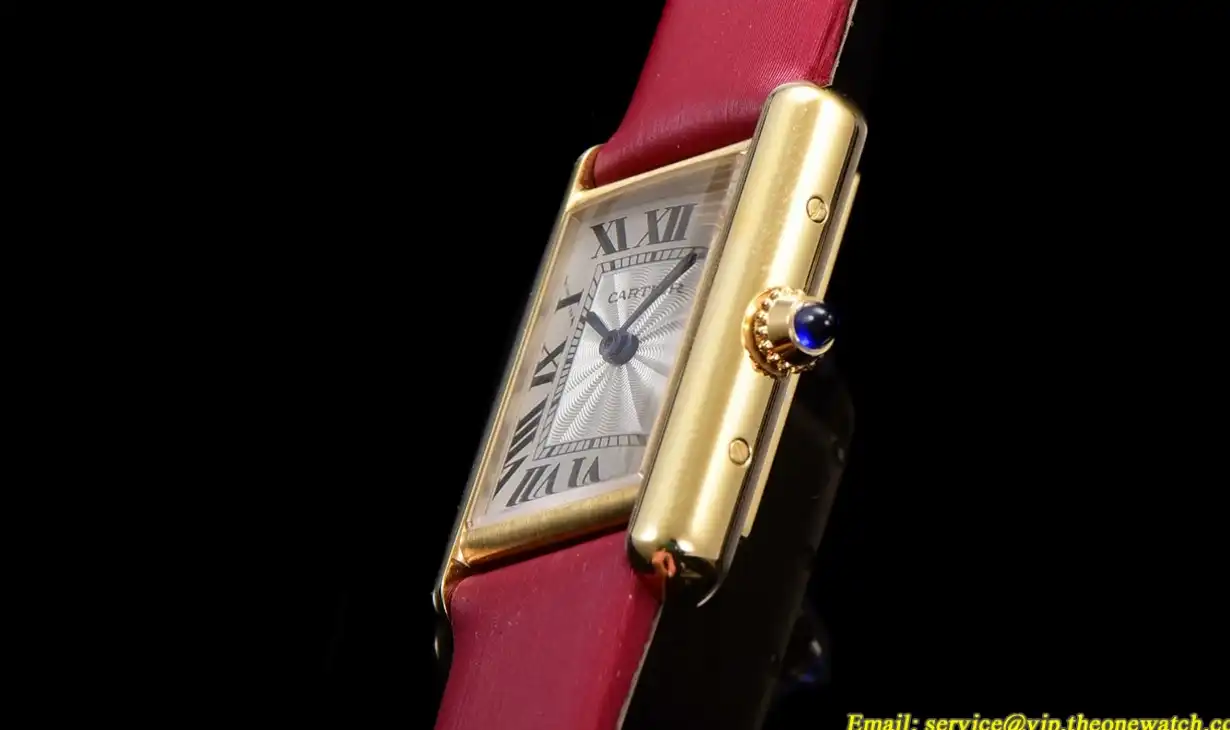 Cartier - Tank Louis 22mm Red YG SA White Dial F1F Quartz