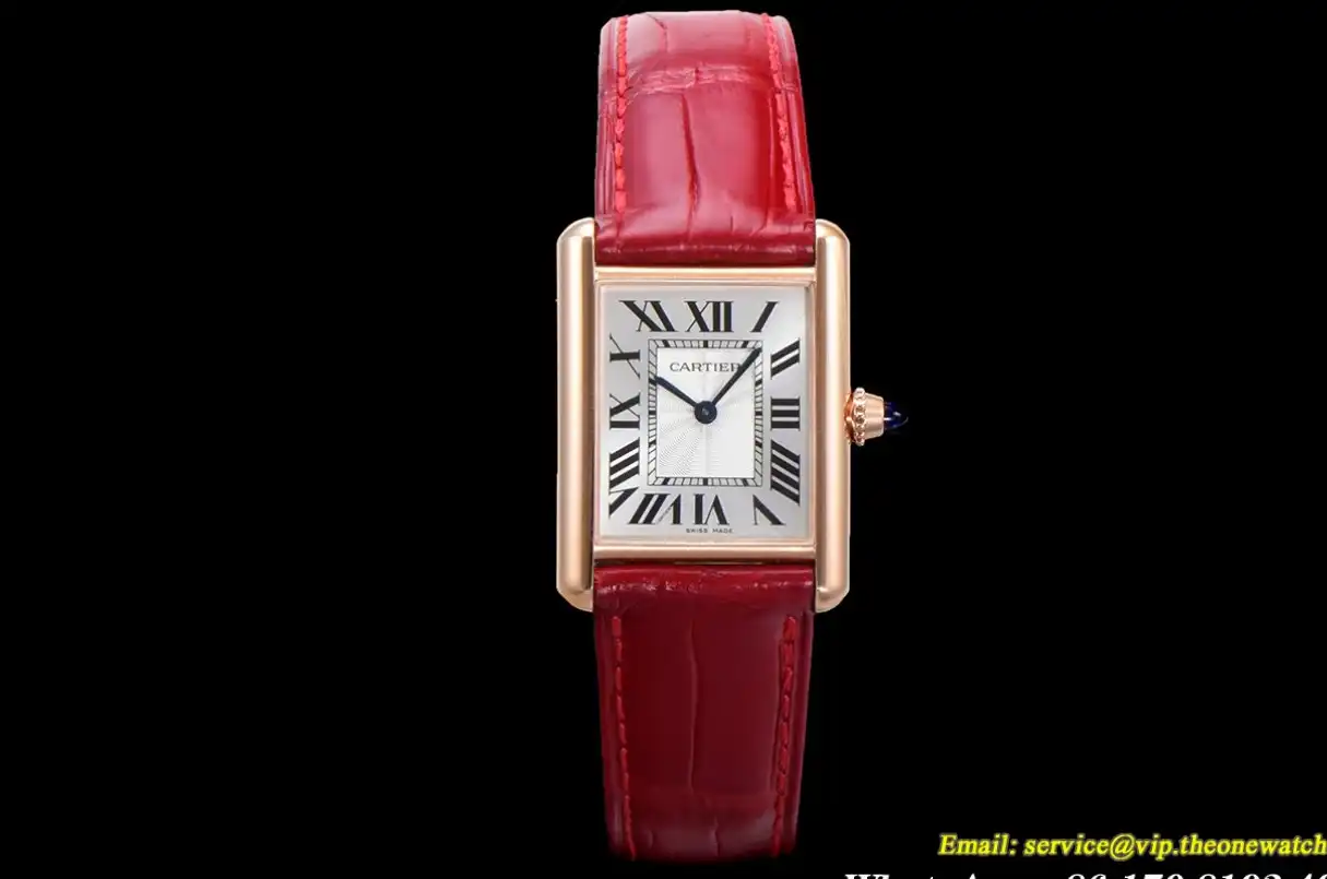 Cartier - Tank Louis 25.5mm Red RG LE White Dial F1F Quartz