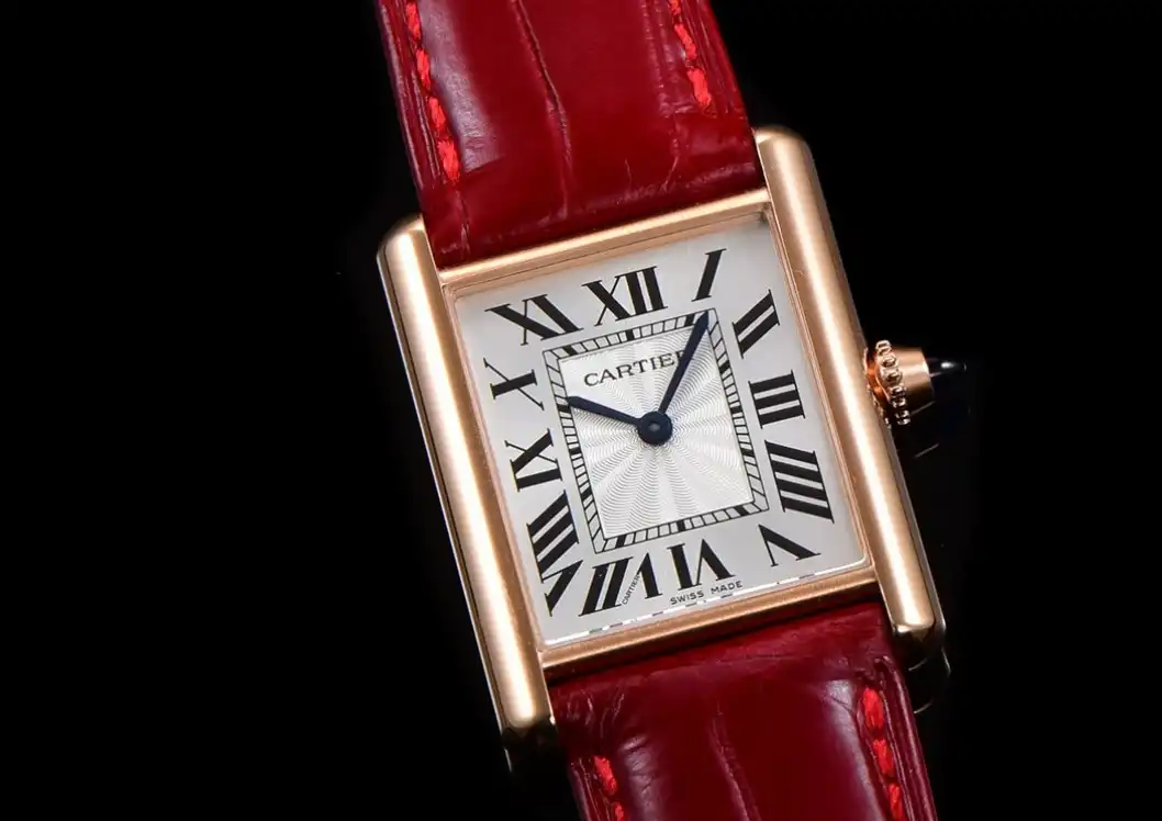 Cartier - Tank Louis 25.5mm Red RG LE White Dial F1F Quartz