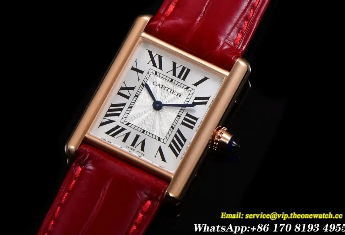 Cartier - Tank Louis 25.5mm Red RG LE White Dial F1F Quartz