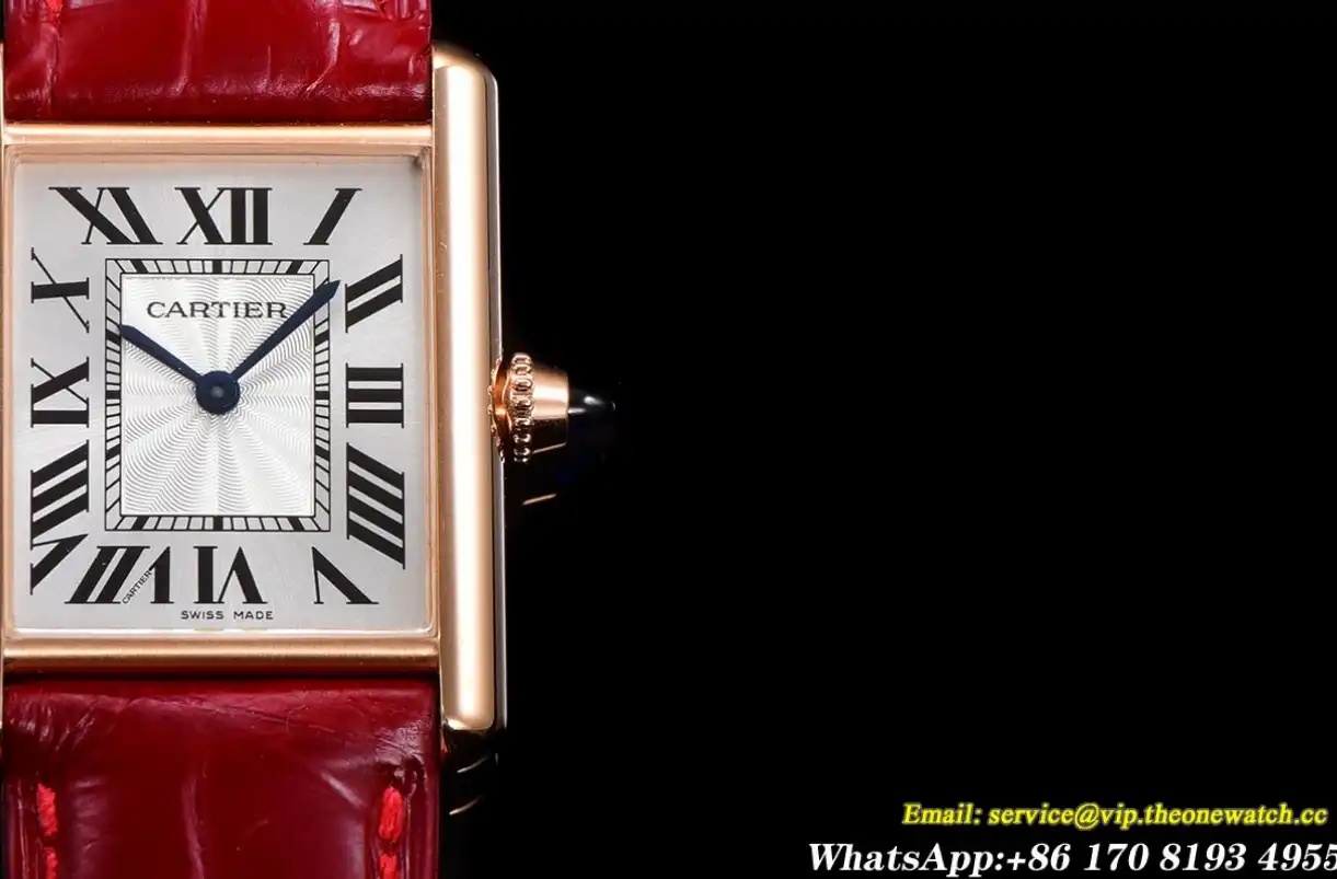 Cartier - Tank Louis 25.5mm Red RG LE White Dial F1F Quartz