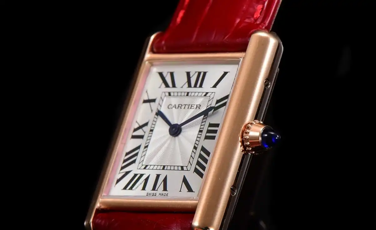 Cartier - Tank Louis 25.5mm Red RG LE White Dial F1F Quartz