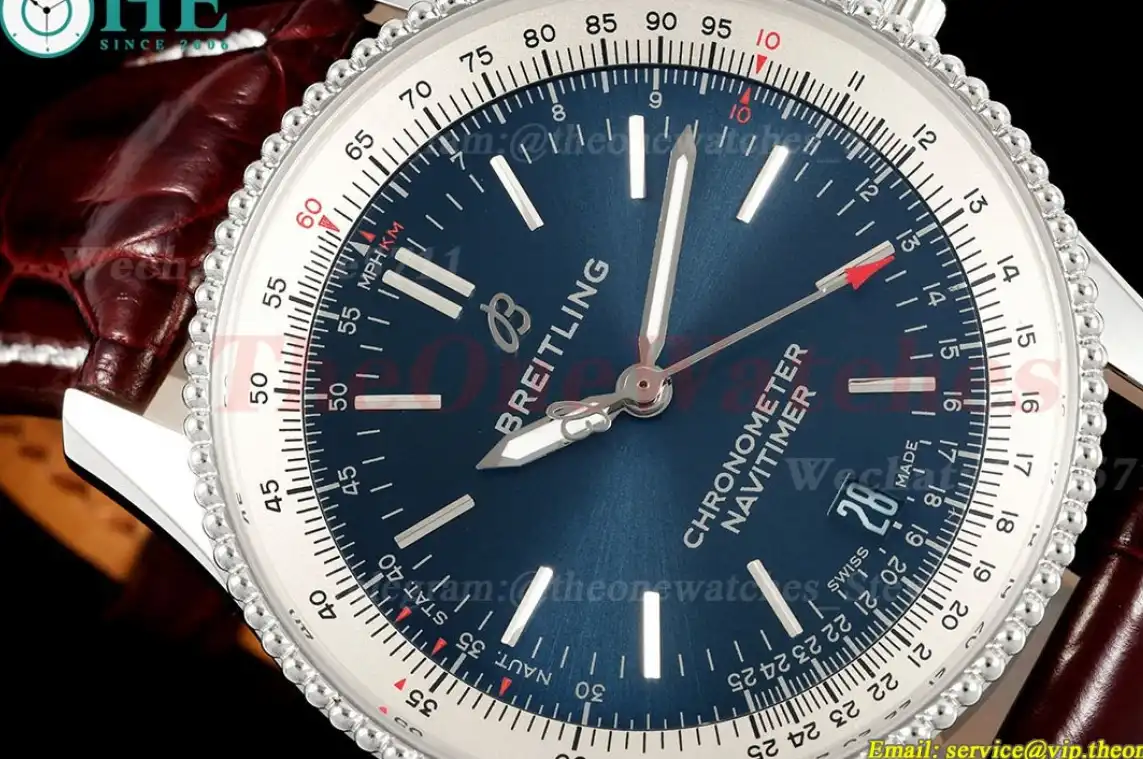 Navitimer 1 41mm Brown SS LE Blue Dial TF A2824