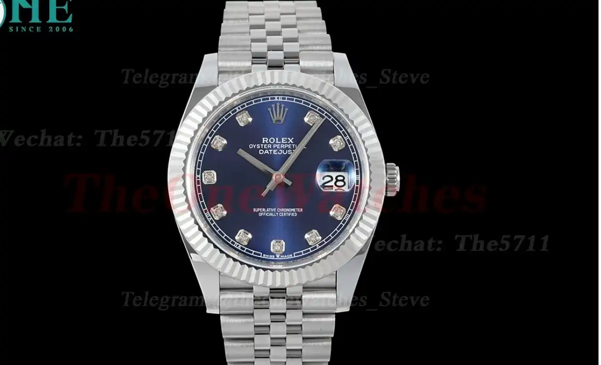 Datejust 126334 41mm Jub SS SS Blue Dia EWEF A3235