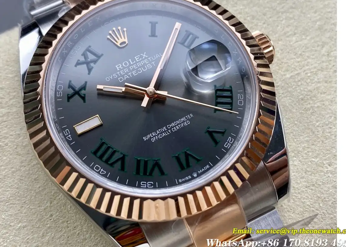 Datejust 126331 41mm Oys RG SS Grey Rmn ARF SH3235(Tungsten Heavy Version)