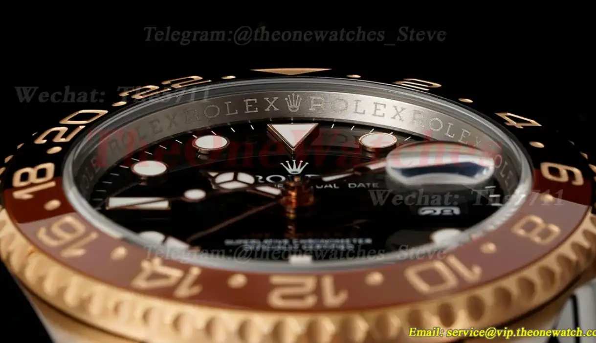 GMT Master II 126711 Rootbeer Oys 40mm SS RG Black Dial EWEF VR3285