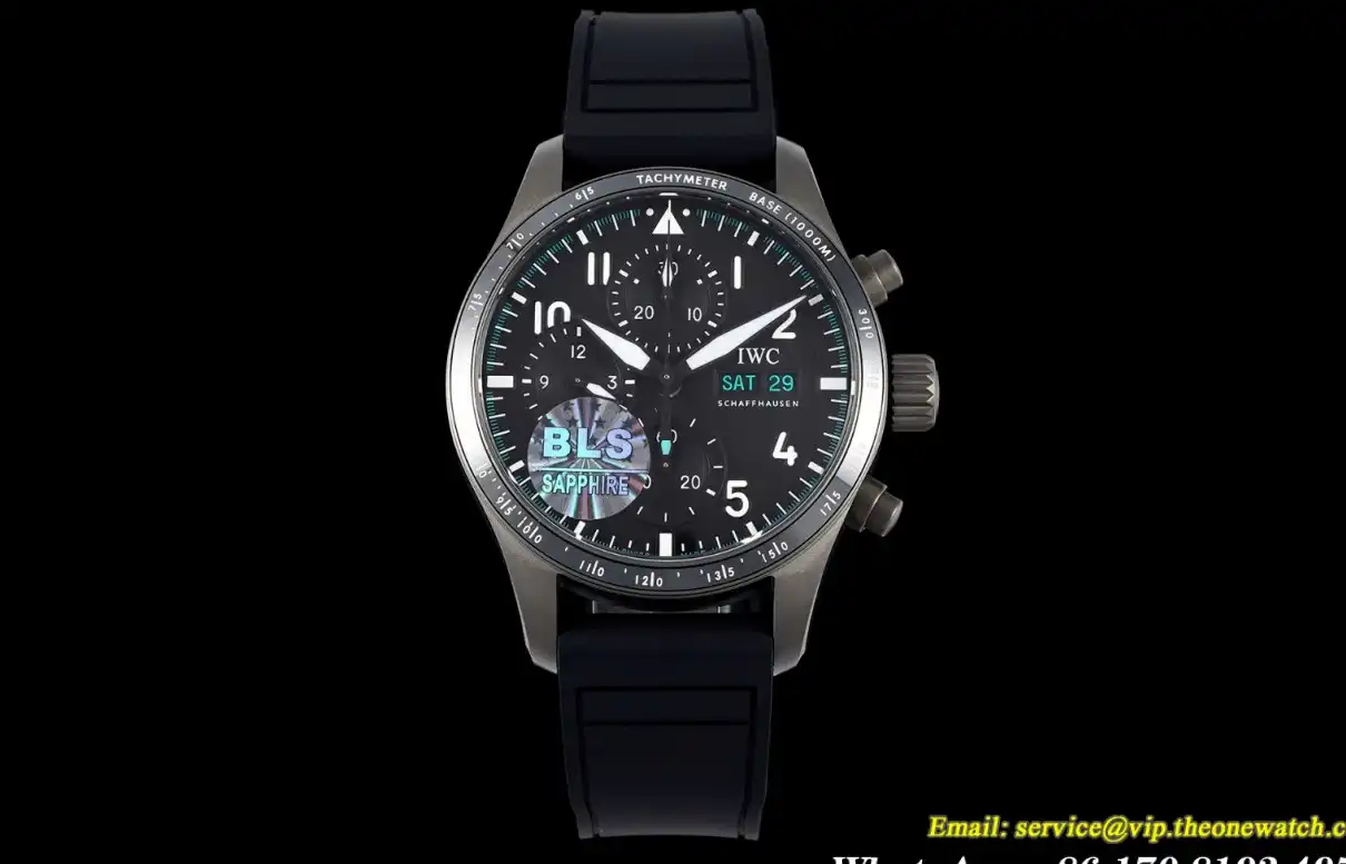 Pilot Chrono 41mm 2023 TI RU Black Num BLSF A7750 Mod