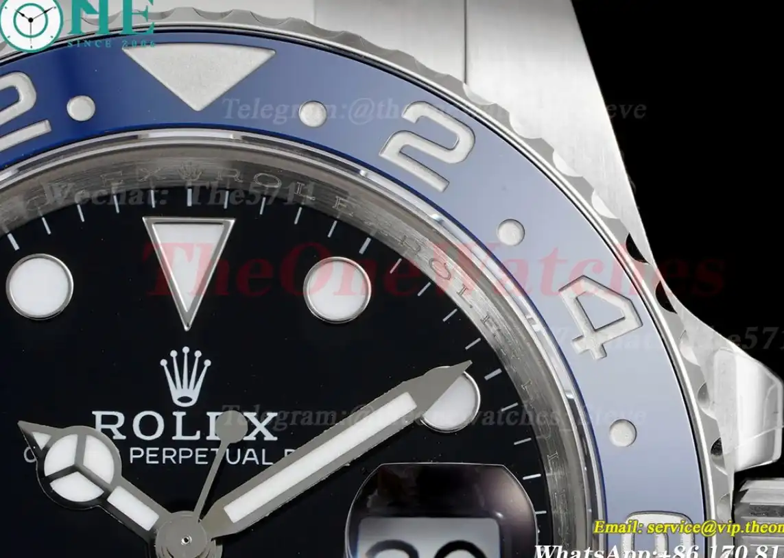 GMT Master II 126710 Pepsi Oys Red Blue Cer 904L GMF V6 VR3285