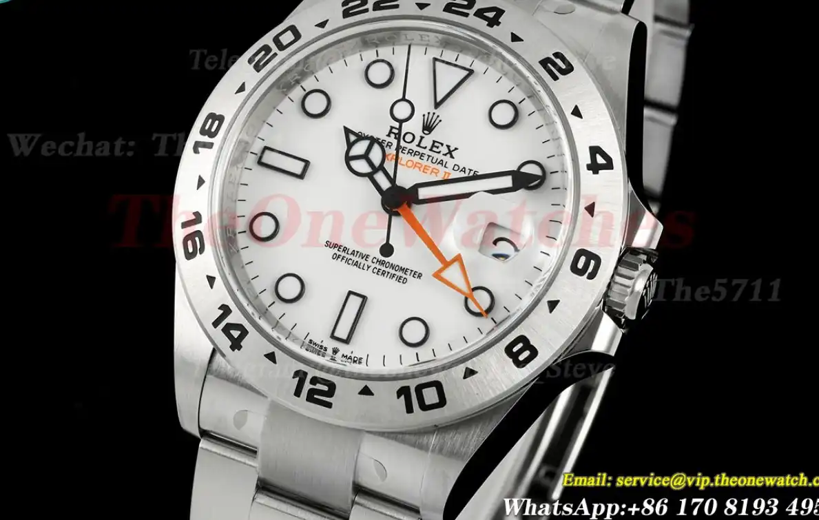 Explorer II 226570 42mm SS SS White Dial Clean DD3285 Super Clone