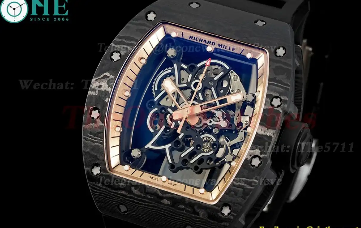 RM055 Gold NTPT RU Skeleton Dial UOKF RMUL2 Super Clone