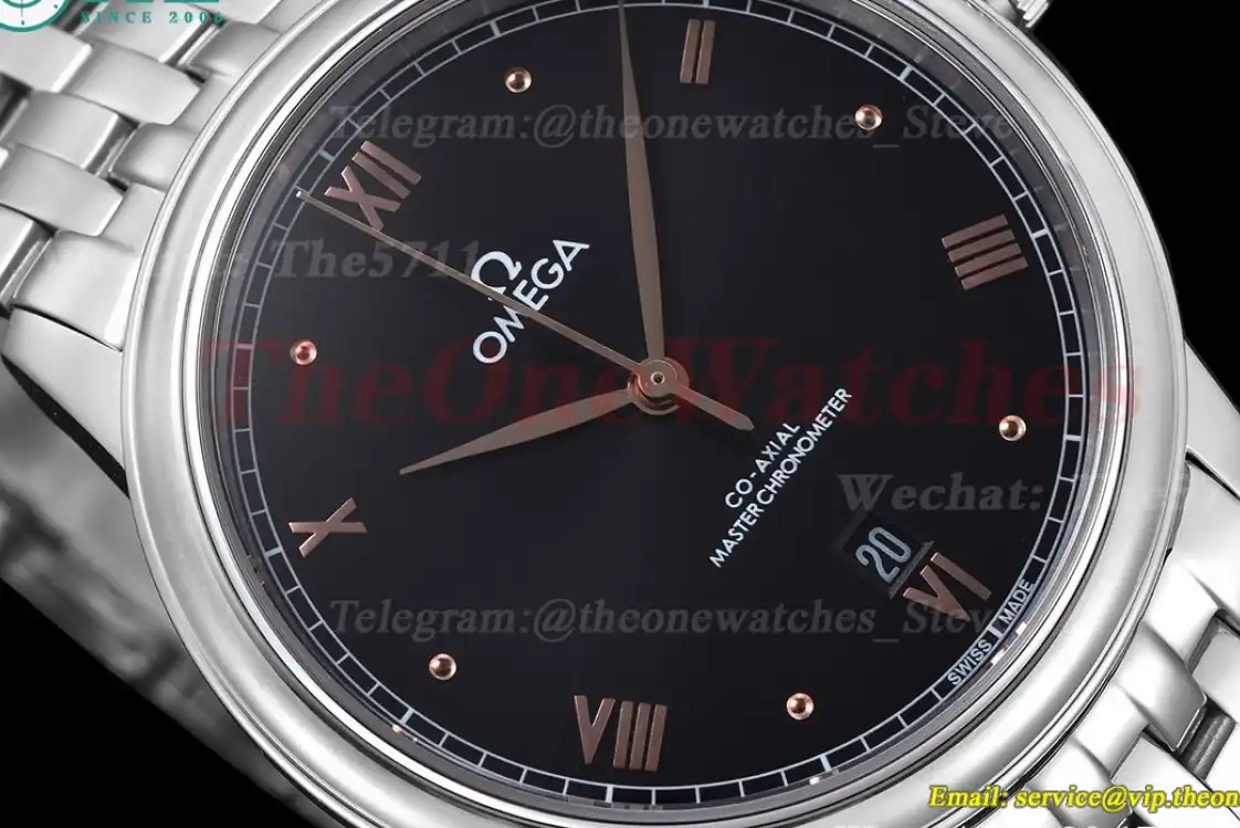 De Ville Date 40mm SS SS Black Dial GDF MY8215