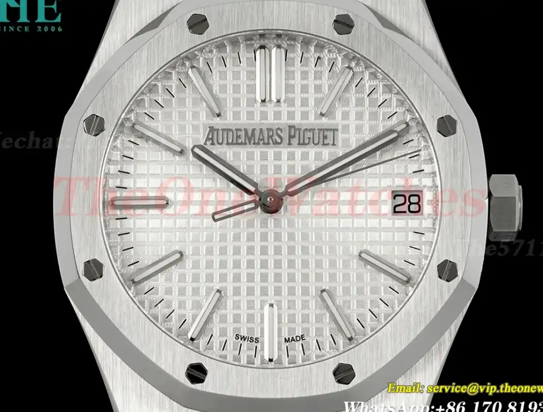 Royal Oak 41mm 15510 SS SS White Stk IPF A4302 Super Clone