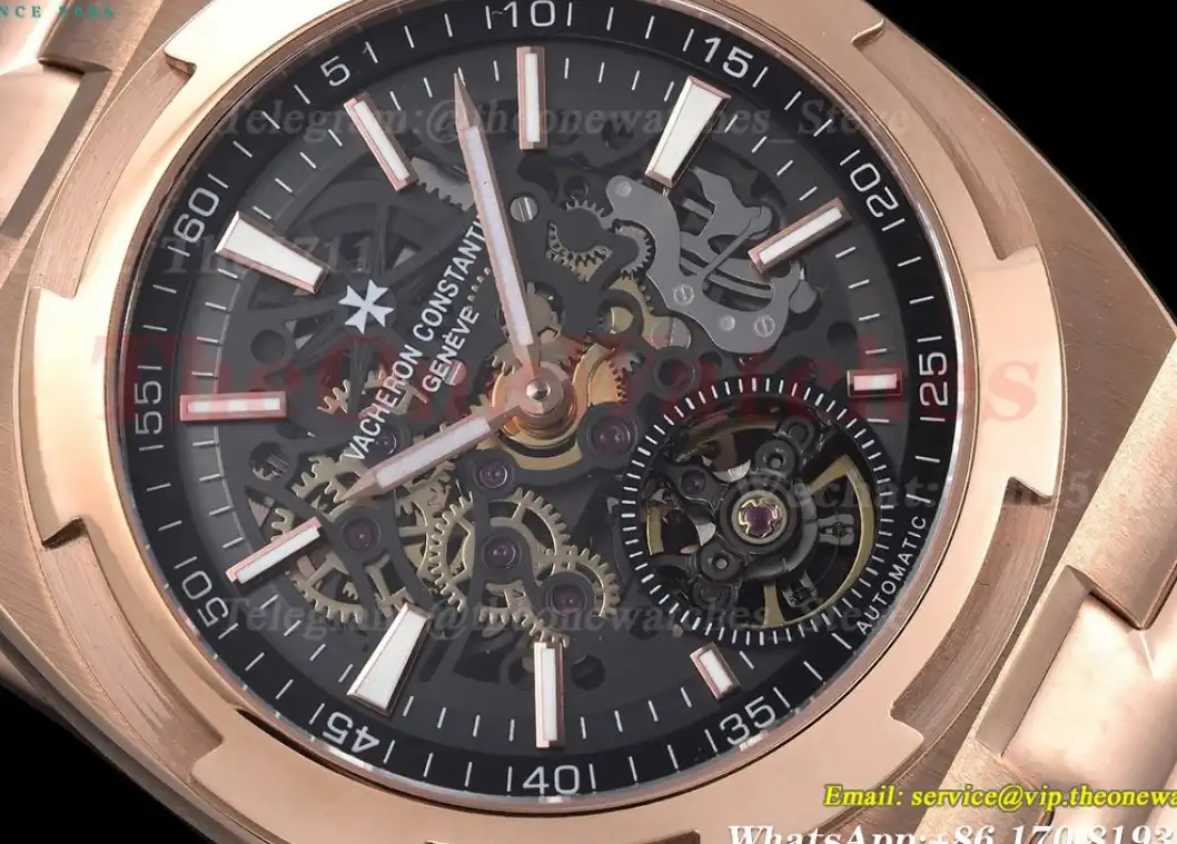 Overseas 6000V 41mm RG RG Skeleton Dial GDF A7500