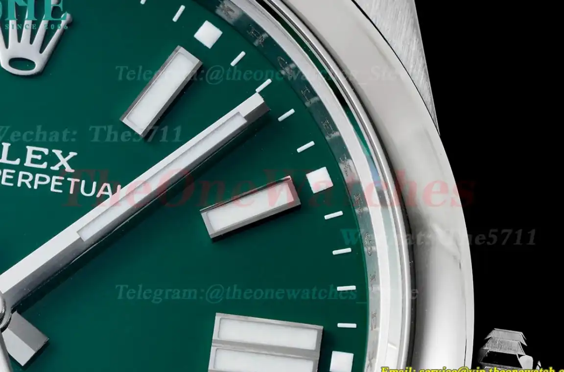 Oyster Perpetual 124300 41mm SS SS Green Dial VSF VS3230