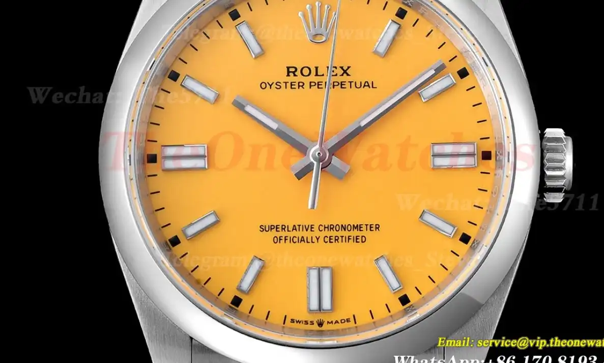 Oyster Perpetual 126000 36mm SS SS Yellow Dial EWF A3230