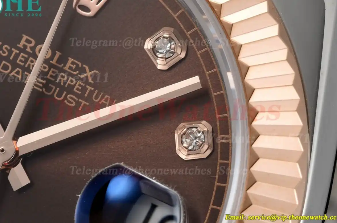 Datejust 126331 41mm Jub RG SS Brown Dia GDF MY8215