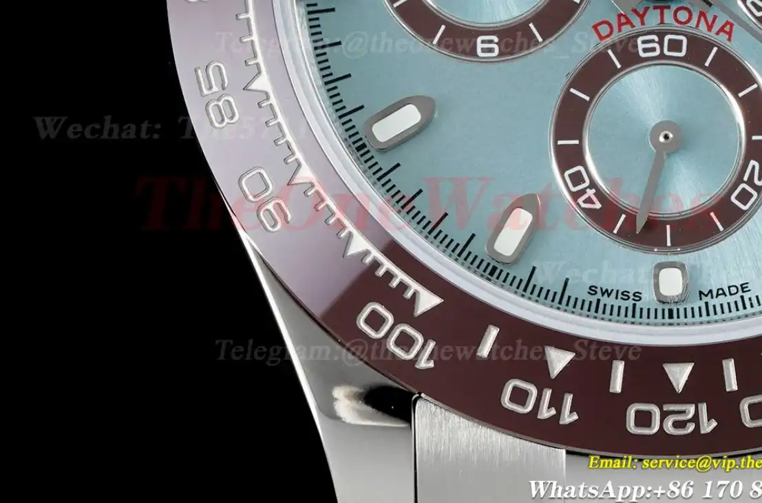 Daytona 116506 40mm SS SS Ice Blue Dial OMF A7750