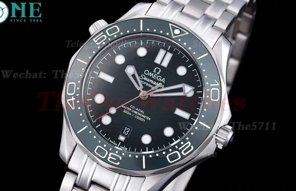 Seamaster 300m 42mm SS SS Green Dial GDF MY8215