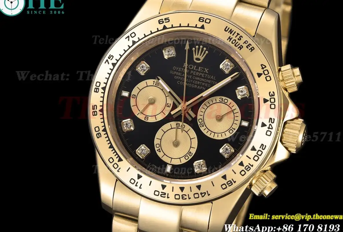 Daytona 40mm YG YG Dia Black Gold GDF A3836