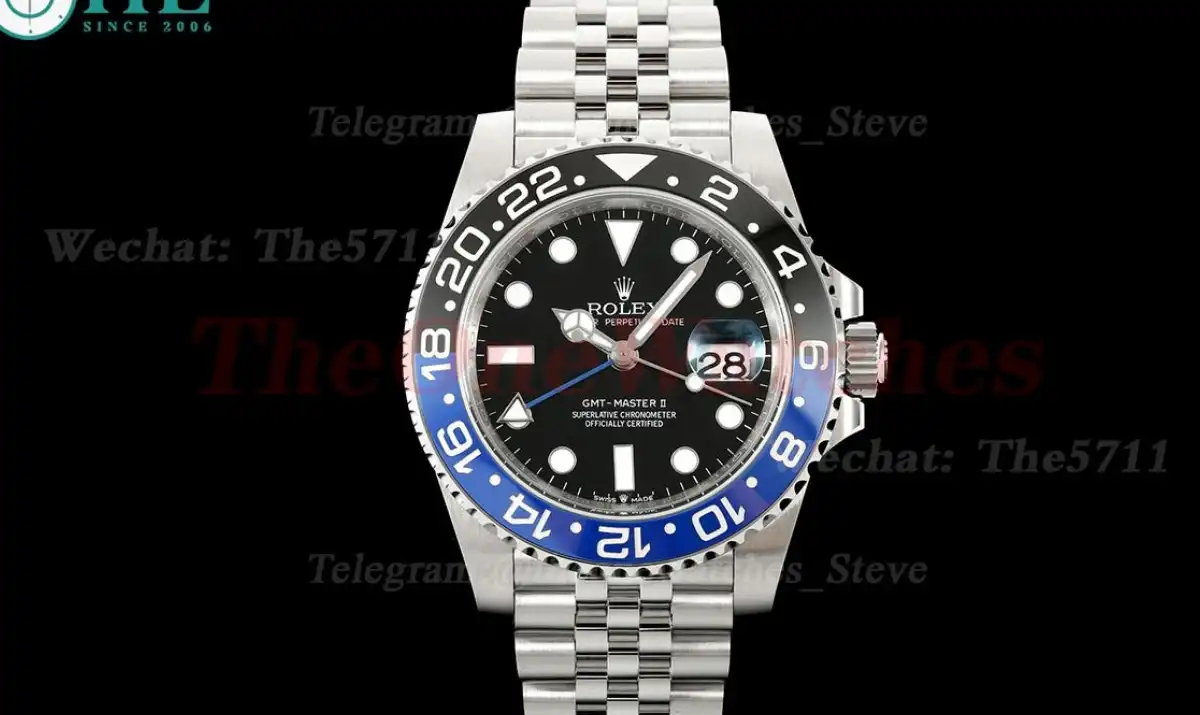 GMT Master II 126710 Batgirl Jub 40mm SS SS Black Dial EWEF V2 SH3285