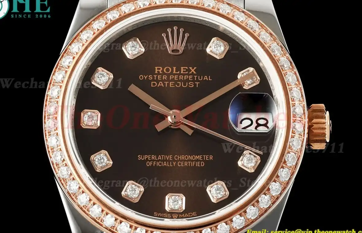 Datejust 278271 31mm Jub Dia RG SS Brown Dia JARF A2236