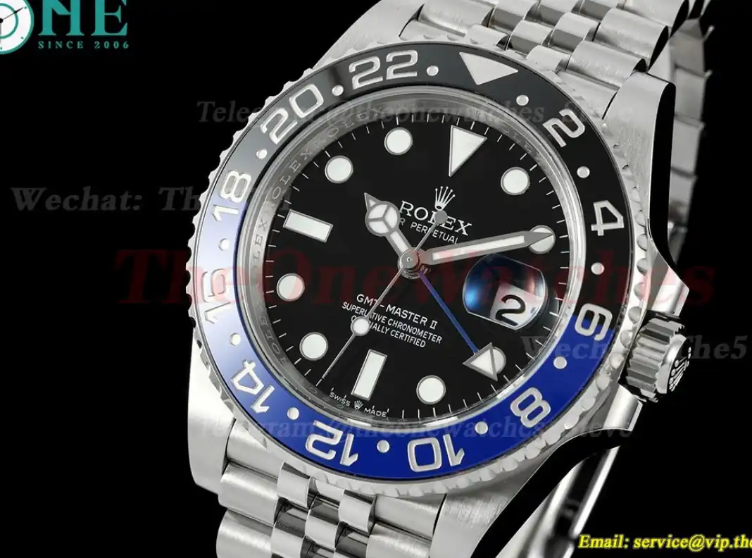 GMT Master II 126710 Batgirl Jub 40mm SS SS Black Dial THBF SH3285